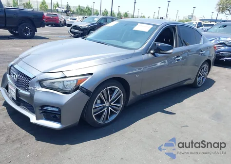 2015 Infiniti Q50 Premium/Sport from USA, damaged, VIN JN1BV7AP3FM333148